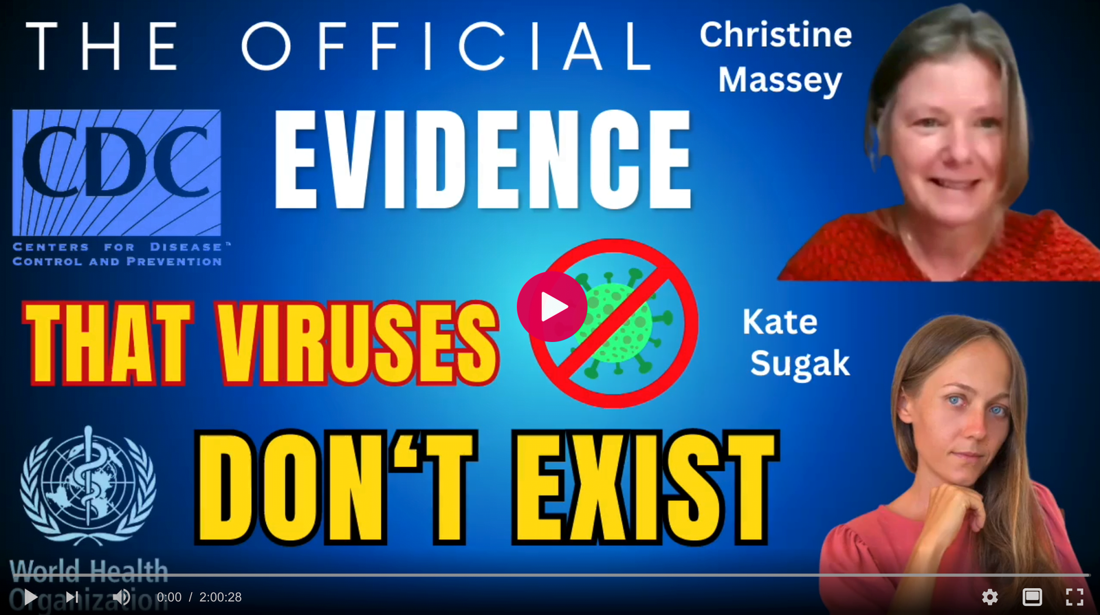 The Official Evidence That Viruses Do Not Exist (Kate Sugak & Christine Massey)