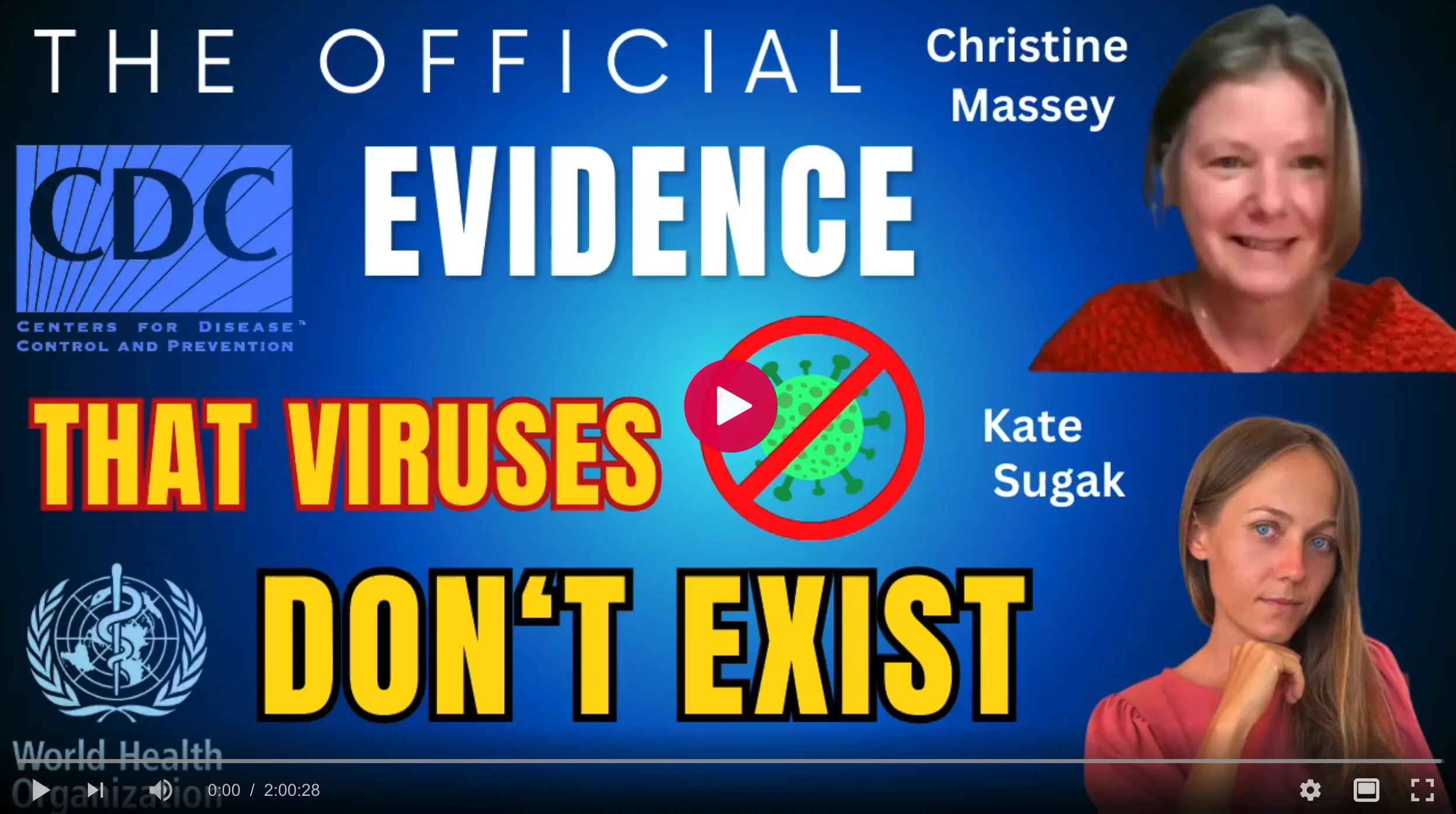 The Official Evidence That Viruses Do Not Exist (Kate Sugak & Christine Massey)